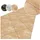ANRO Küchenläufer AYDI Teppichläufer Premium Läufer Textil, Eckig, Bodenläufer 100x80cm Karo Beige pflegeleicht beige 80 cm x 100 cm