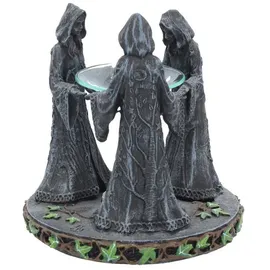 Nemesis Now Dekofigur Magischer Kreis Duftlampe 16cm Ölbrenner Pagan Triple Moon Nemesis Now braun