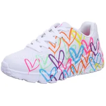 SKECHERS Uno Lite Spread The Love Kinder Weiß 39