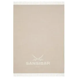 Sansibar Wohndecke 150 x 200 cm Beige/Weiß