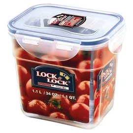 Lock & Lock Frischhaltedose rechteckig transparent 14,5 x 11 x 12,8 cm 1 l