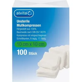Alliance Healthcare Deutschland GmbH Mullkompresse 10 x 10 cm 100 St.