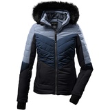 killtec Damen Steppjacke/Skijacke mit abzippbarer Kapuze und Schneefang KSW 250 WMN SKI QLTD JCKT, hell stahlblau, 34, 37577-000