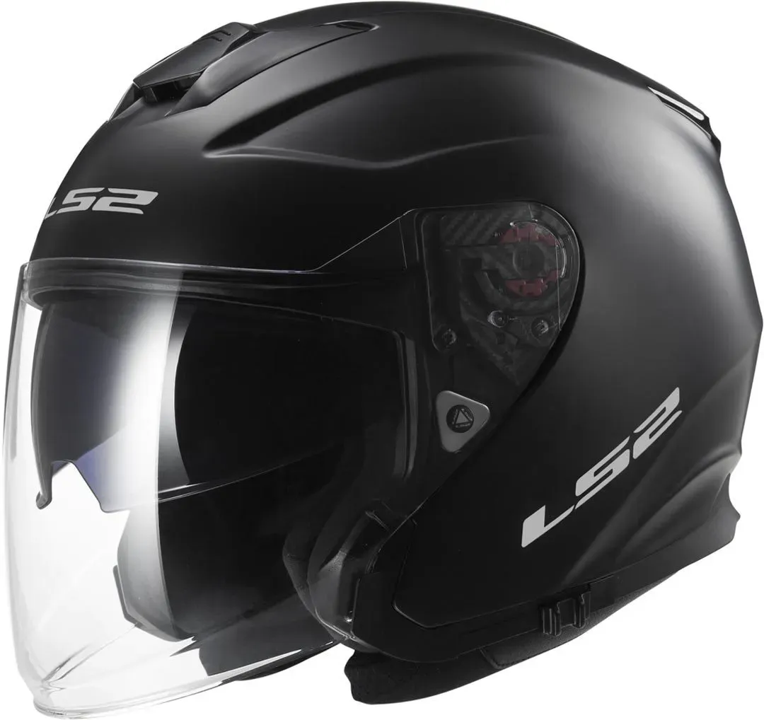 LS2 Infinity OF521 Jet helm, zwart, XS Voorman