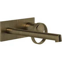 GESSI Anello, Unterputz-Einhebel-Waschtischmischer 205-175mm - Messing Antik