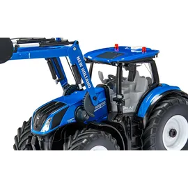Siku New Holland T7.315 mit Frontlader und Bluetooth-Fernsteuermodul,