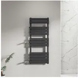 WITEN&NOCK Designheizkörper 1200 x 500 mm 575 W anthrazit Seitenanschluss