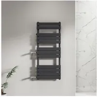 WITEN&NOCK Designheizkörper 1200 x 500 mm 575 W anthrazit Seitenanschluss