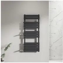 WITEN&NOCK Designheizkörper 1200 x 500 mm 575 W anthrazit Seitenanschluss