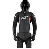 Alpinestars Faster Lederkombi-Jacke weiß 56