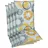 GO-DE Hochlehner Auflage 120 x 50 x 6 cm beige 4-tlg.
