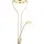 GLOBO EBRO 1 H: 194,0cm gold/grau