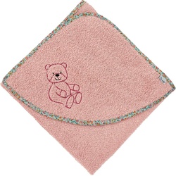 Sterntaler® Badetuch Baylee, Frottee (1-St), mit niedlichem Teddybär rosa