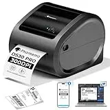 Phomemo Ethernet Versandetiketten Drucker, 300dpi Etikettendrucker für Unternehmen, Thermodrucker Unterstützt Ethernet, Bluetooth und USB, Kompatibel mit Amazon, DHL, Vinted, Etsy, UPS, FedEx, DPD
