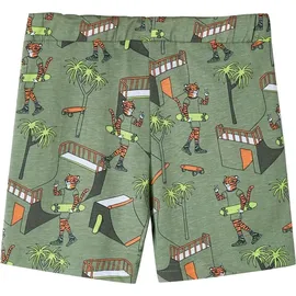 vidaXL Kinderpyjama mit Kurzen Ärmeln Hellkhaki 92