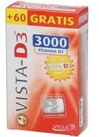 VISTA-D3TM 3000 +60 Comprimés Fondants GRATUITS Comprimé(S) Orodispersible(S) 120+60 pc(s)