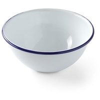 HENDI Salatschüssel, mit einem schönen blauen Rand, Abriebfest, ø160x(H)75mm