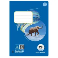 Staufen Schulheft Style A5 kariert mit Rand Lineatur 28 16 Blatt