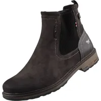 Mustang Stiefelette, Stiefelette Lederimitat/Textil - Grau