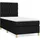 vidaXL Boxspringbett 100 x 200 cm Schwarz