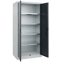 C+P Flügeltürenschrank Serie 89, 1950x930x600mm, 7035/7016