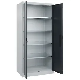 C+P Flügeltürenschrank Serie 89, 1950x930x600mm, 7035/7016
