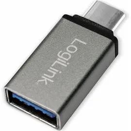 Logilink USB-C auf USB-A Adapter Silber