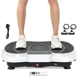 sportnow Vibrationsplatte Schwarz