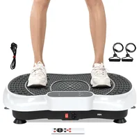 sportnow Vibrationsplatte Schwarz