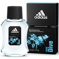 Adidas Men Eau De Toilette - Ice Dive - hat einen frischen, orientalischen Duft - 3er Pack - (3 x 50 ml)