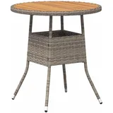 vidaXL Gartentisch 70 x 70 x 73 cm Grau