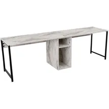 HANAH Home Freesia Büroschrank 240 x 60 x 74 cm Schwarz