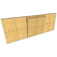 Kletterwand Boulderwand-Bausatz Indoor Natur Pur Höhe 2,98m