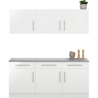 wiho Küchen Küche »Cali«, ohne E-Geräte, Breite 180 cm weiß