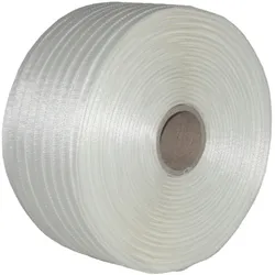 KK Verpackungen 8 Rollen Umreifungsband Textil gewebt 16 mm 850 m 450 KG Band Textilband Kern 76
