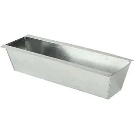 ideoon garden Premium Pflanzkasten 39 x 14 x 9 cm Silber