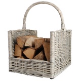 Esschert Design Kaminholzkorb, grau,