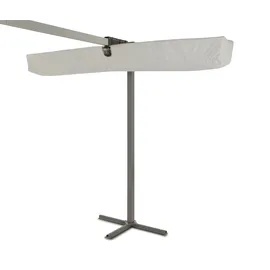 LECO Standmarkise Waved 400 x 250 cm grau