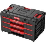 QBRICK SYSTEM ONE Drawer 3 Toolbox 2.0 Werkzeugbox 587 x 380 x 340 mm 27 l mit drei Schubladen