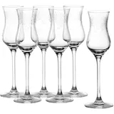 LEONARDO 6er Set Leonardo Schnapsglas Chateau 90 ml Glas Transparent Klar