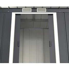 Tepro 7428 Pent Roof Eco 6x4 2,03 x 1,23 m anthrazit Doppeltür