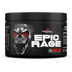 PEAK Epic Rage - 300g - Geschmack Ginger Lemon I Pre Workout Booster I mit Koffein I Fokus & Energie 300 g
