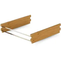 Holz4homeâ® holz4home® Hochbeet-Zusatzmodul aus Holz mit Vlieseinlage I Metallstiften