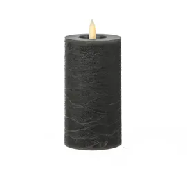 MARELIDA LED Kerze LINA 15 cm grau