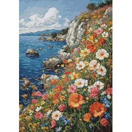 Luca-S Kreuzstich Stickpackung Sommerduft, Zählmuster