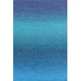 Lang Yarns LOVIS 170 m/ 50 g TÜRKIS/GRÜN/BLAU Fb. 07