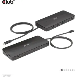 Club 3D Thunderbolt 4 Zertifizierte 11-in-1-Docking-Station