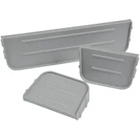 Agoform Trenner-Set Scoop II Kunststoff Silber