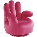 vente-unique Vente-unique-Fingersessel drehbar - Samt - Fuchsia - catchy