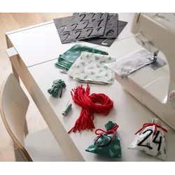 Tchibo - Näh-Set »Stoff-Adventskalender« - anthrazit